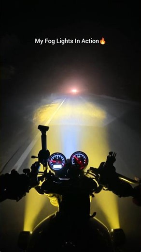 Fog Light's Real World Uses🔥 My Fog Lights In Action💀 LIU HJG M1 LED 120W Fog Light🔥 #gt650 #hjg