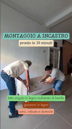 Montaggio del letto singolo Betullia "Hansel" 💪🏼