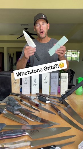 Here are the basic concepts behind the grit of a whetstone for sharpening knives by hand. Depending on the knife you are sharpening, you will choose your finishing grit nased on your cutting preferences and the foods you are cutting. Whetstone grits are easy to understand but if you need help, please ask me in the comments to clear anything up. #whetstone #whetstonesharpening #japaneseknives #japaneseknife #knifesharpening #butcher #fishbutchery #filletskills #knifeskills #cheftool #chefschool #