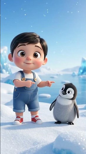 Buki Meets a Penguin! | Learn About Penguins with Buki Boo ❄️🎵