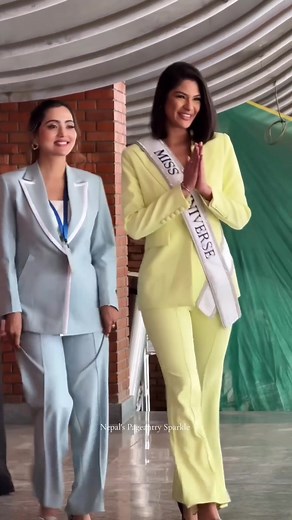 Miss Universe 2023 In Nepal 🇳🇵 Welcome To Nepal Queen ❤️ #MissUniverse #sheynnispalacios #nepalipageant #missuniversenepal #nepalspageantrysparkle✨
