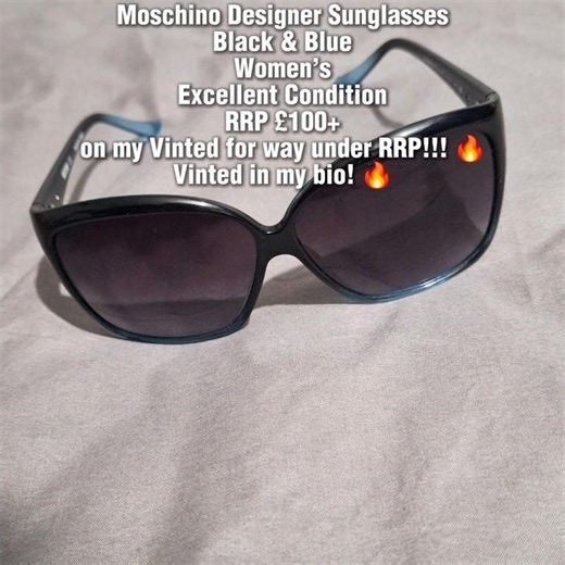 Luxury Moschino sunglasses for way under £100!!! 🔥 (RRP-£100+)