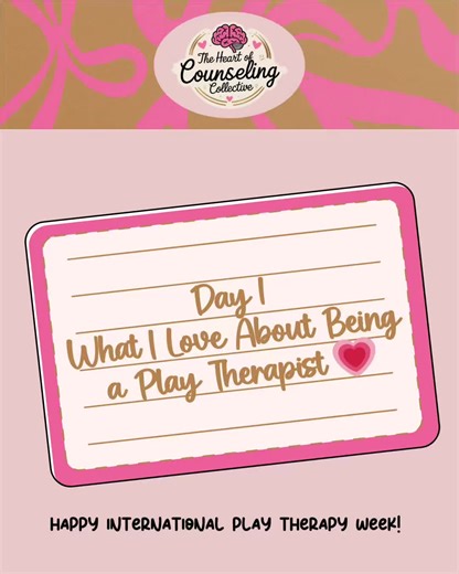 Happy International Play Therapy Week, Therafriends! 💛🧸 What I love most about being a play therapist is this: play lets kids be seen without having to explain everything. Healing doesn’t have to be perfect or linear—just safe, relational, and supported. The playroom becomes a space where kids learn what it feels like to be understood. This week, I’m celebrating play therapists everywhere—because this work matters. ✨ #PlayTherapy #PlayTherapist #ChildTherapy #InternationalPlayTherapyWeek #play