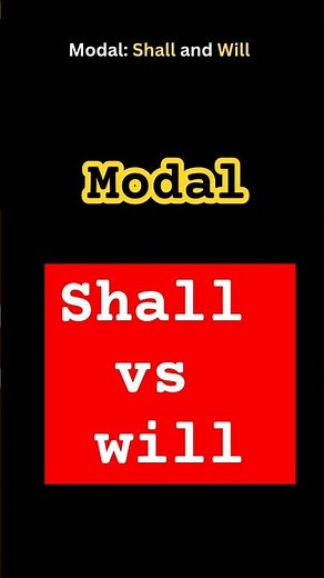 Will vs Shall | Easy Explanation with Examples | English Grammar