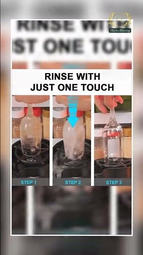Glass Rinser for Kitchen Sink - Quick & Automatic Cup Washer