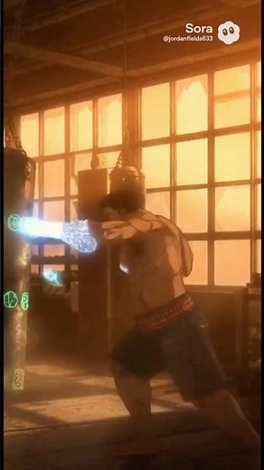 🔥 Mana Training Mode: Brutal Anime Gym Scene | Arc Boxer Animation