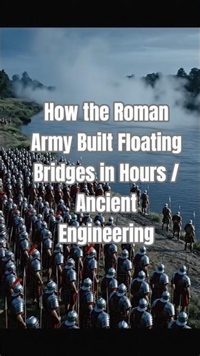 How the Roman Army Built Floating Bridges in Hours | Ancient Engineering....................