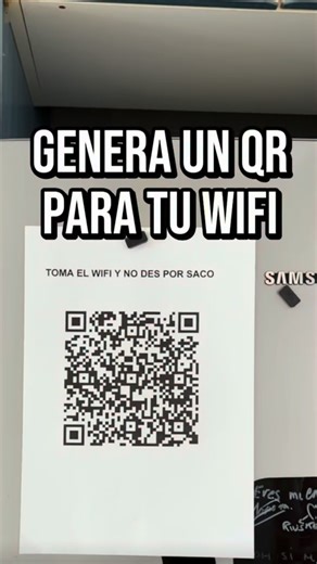 Prueba esta web para crear un QR de tu wifi y contraseña y que tus colegas te dejen en paz 👌🏻😂 #wifi #paginasweb #compartirwifi #colegas | Chollometro