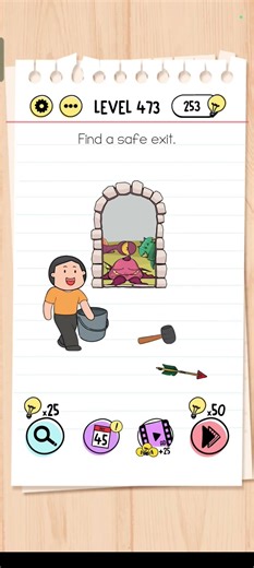 🧠 Brain Test Level 473 SOLVED! 🤯 Crazy Genius Trick!