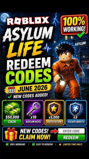 Asylum Life Codes UPDATE | Asylum Life Redeem Codes #asylumlife