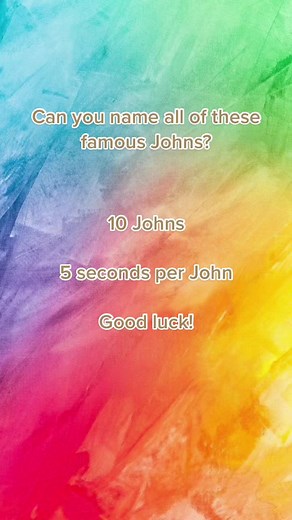 Test Your Knowledge with Famous Johns Quiz!
