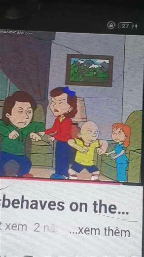 mom dad caillou and rosie dance