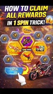 HOW TO GET TREASURE RING EVENTS CLAIMS ALL TROGON SHOT GUN SKIN 1 SPIN TRICKS APPLYING IN FREE FIRE|