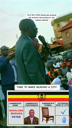 Time to Make Mukono a City: Vote Rev Peter Bakaluba Mukasa