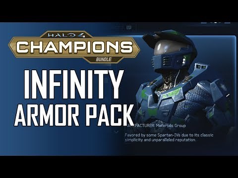 Halo 4 Champions Bundle: Infinity Armor Pack - MARK V, ODST, & PREFECT!
