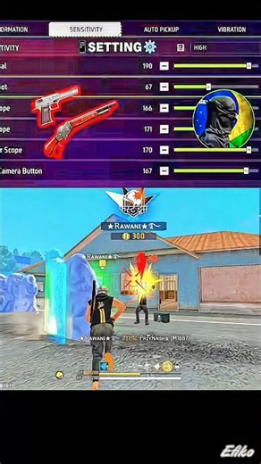Free Fire Best Headshot Sensitivity 2026 🔥 100% Auto Headshot Settings