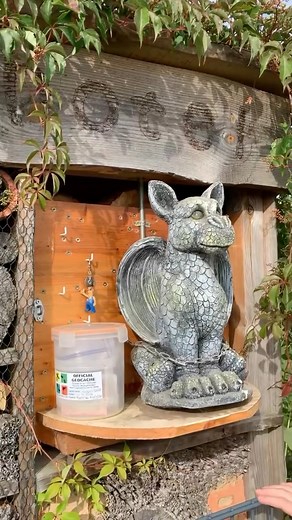 Geocaching | 💚 Geocache of the Week 💚 🐲 Will this cache guardian be a friend or a foe? That’s for you to decide. 🐲 Join us as we meet a new friend and... | Instagram