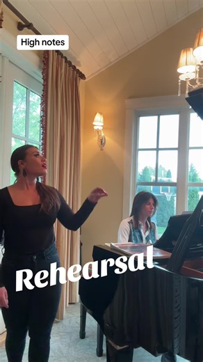 Russian Soprano Mastering High Notes in Opera