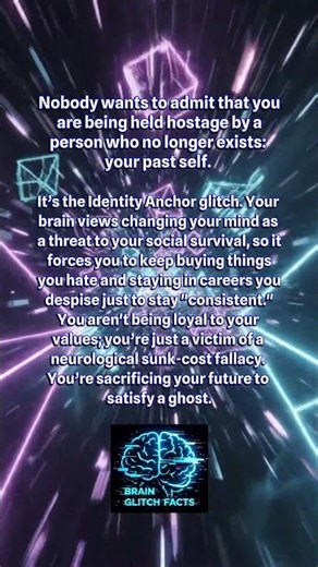 Why your "Past Self" is destroying your future.#amazingfacts #brain #brainfacts #brainglitchfacts