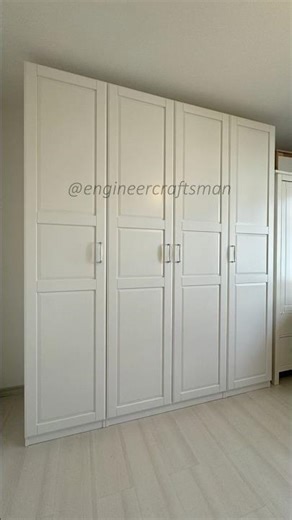 IKEA PAX Wardrobe Designs - 13 #ikea #ikeapax #ikeawardrobe #home #timelapse