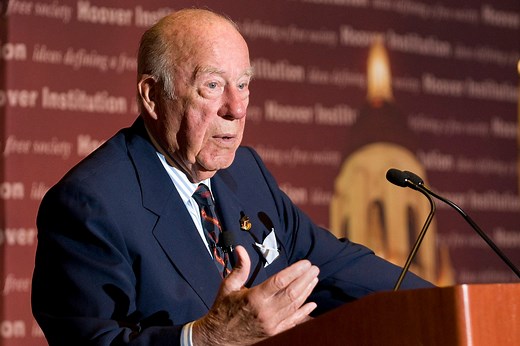 George Shultz, statesman and Stanford scholar, dies at 100