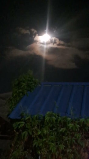 Moon and Clouds: A Night Sky Serenade #nature