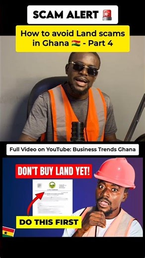 Do not pay before you buy land #land #businesstrendsghana