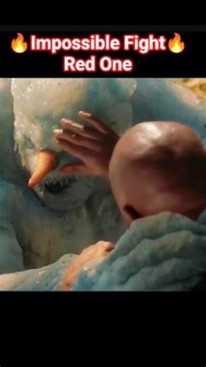 This Fight Was INSANE 😱 | The Rock vs Snowman | Red One #shorts #movieshorts #marvel #therock #viral