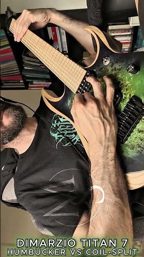DiMarzio Titan 7 | Chuggy Metalcore Riffs – Humbucker vs Inner Coil-Split | Drop G#