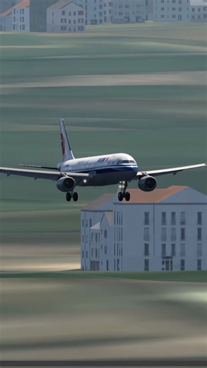 Aerofly FS Global Airbus A320 China Airlines Landing in Beijing Airport | Flight Simulation Short