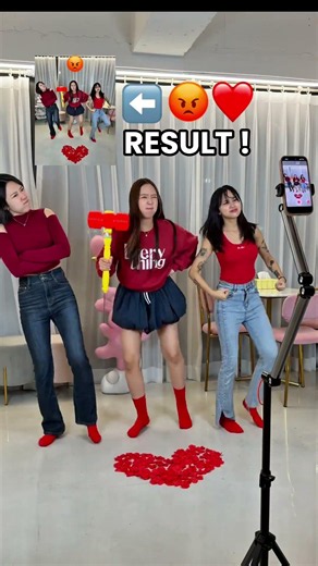 I just get so nervy result ! 💙❤️💚 #shorts #funny #dance #trio