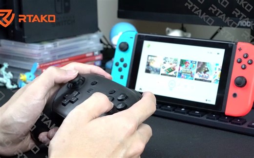 rtako家switch手柄连接使用教程（主机+电脑）