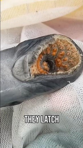 Giant Parasite Found in a Sewer... #lamprey #parasite #fishing #fish #animals #creepy