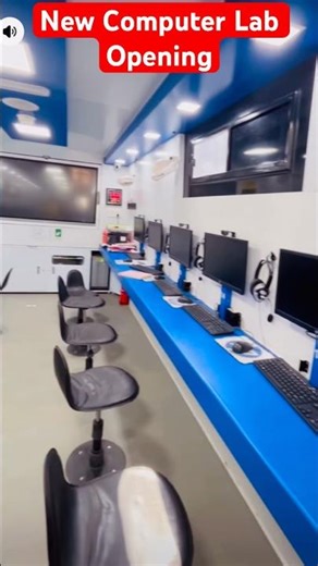 Brand New Computer Lab Launch! Education Goes Digital 📚💻 #shorts #shortsvideo