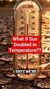 What If Sun Doubled in temperature tomorrow? #earthfacts #sun #whatif #space
