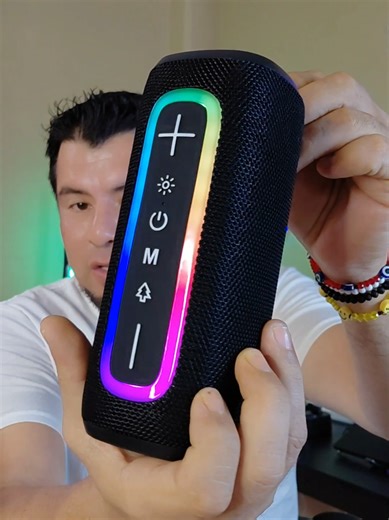 altavoz inalámbrico Bluetooth #ventaquincenal #bocinas #rgb #luzled