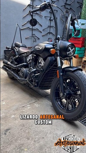 INDIAN SCOUT CUSTOM ‪@ArtesanalCustom‬ #motos #custom #indianscoutbobber #shrots