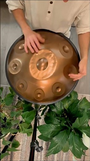 D Kurd 9 Notes Stainless Steel Bronze Handpan 440 Hz | Zendō Sounds