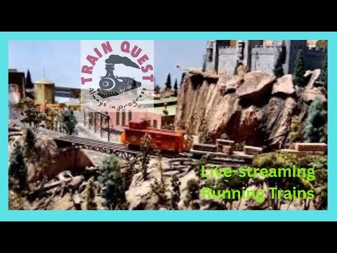 live streaming running Diesel locomotives#livestream#modeltrains #railroad #modeltrains #lego #train