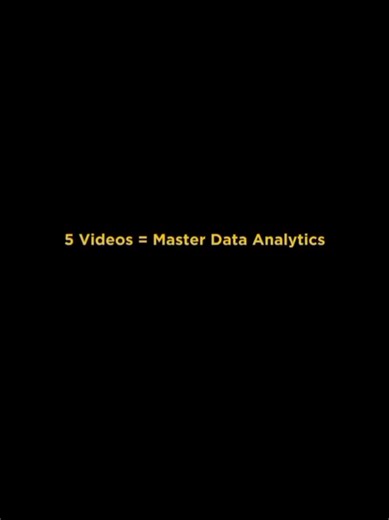 Master Data Analytics with Proven Video Resources