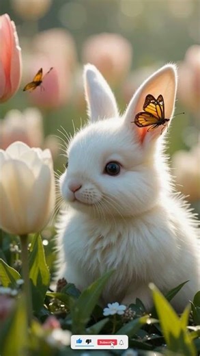 Spring Bunny Magic 🌷🐰 | Cutest Viral Animal Shorts #nature #viral #trending