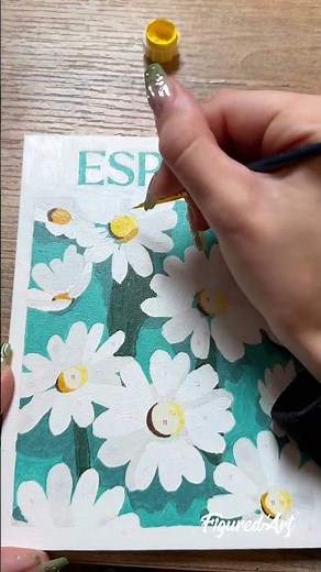 Figured'Art Mini Paint by Numbers | Flowers of Joy #FiguredArt #paintbynumbers #homedecor #diyart