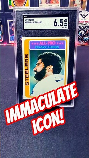 1978 Topps Football Franco Harris! 🏈 Steelers Legend & Hall of Famer!
