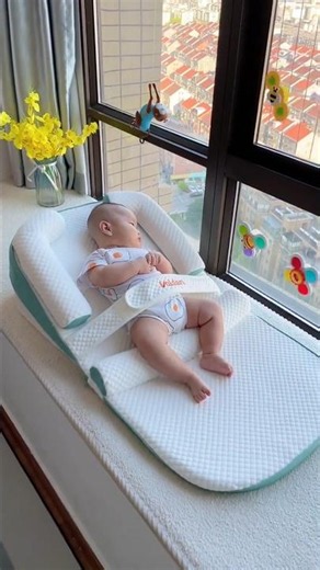 New Parents Hack 👶 Cozy Baby Lounger by the Window #shorts