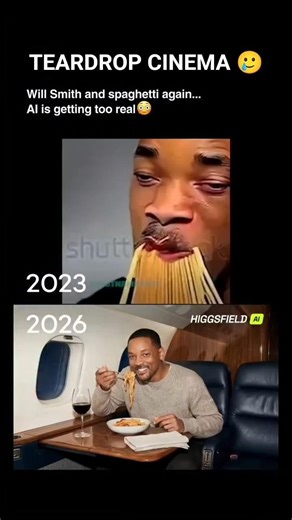 Kind of wild that Will Smith eating spaghetti is still the go-to reference point for AI progress 😂🍝