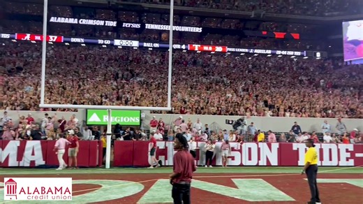 HEY VOLUNTEERS! 🗣️ Alabama fans sing Rammer Jammer after beating Tennessee. #RollTide | Alabama Crimson Tide on AL.com