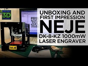 Unboxing & First Impression - NEJE DK-8-KZ 1000mW Laser Engraver