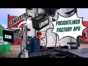 Convert AGM to Lithium Batteries for Freightliner Factory Installed Electric APU