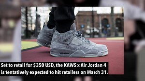 Get ready, the KAWS x Air Jordan 4 is almost here. | HYPEBEAST
