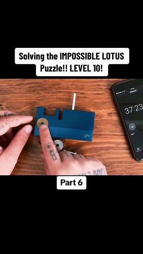 Solving the IMPOSSIBLE LOTUS Puzzle!! LEVEL 10! #Solving #IMPOSSIBLE #LOTUS #Puzzle #LEVEL #lock #chrisramsay #vairal